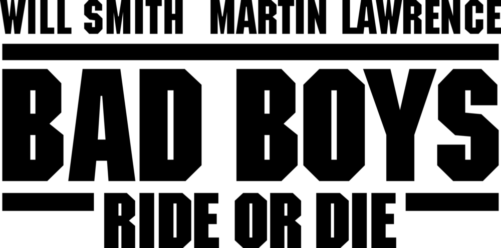 Bad Boys - Ride or Die Logo PNG Vector