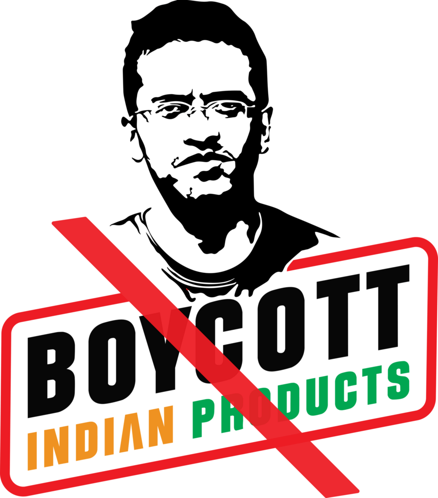 Boycott India Campain Logo PNG Vector