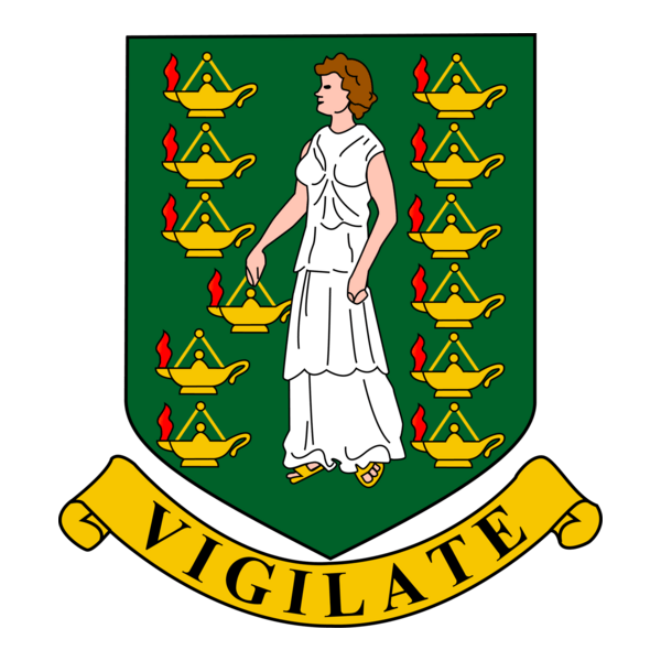 Coat of arms of the British Virgin Islands Logo PNG Vector