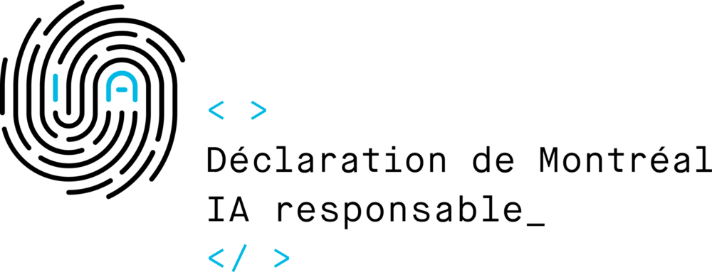 Déclaration de Montréal IA responsable Logo PNG Vector