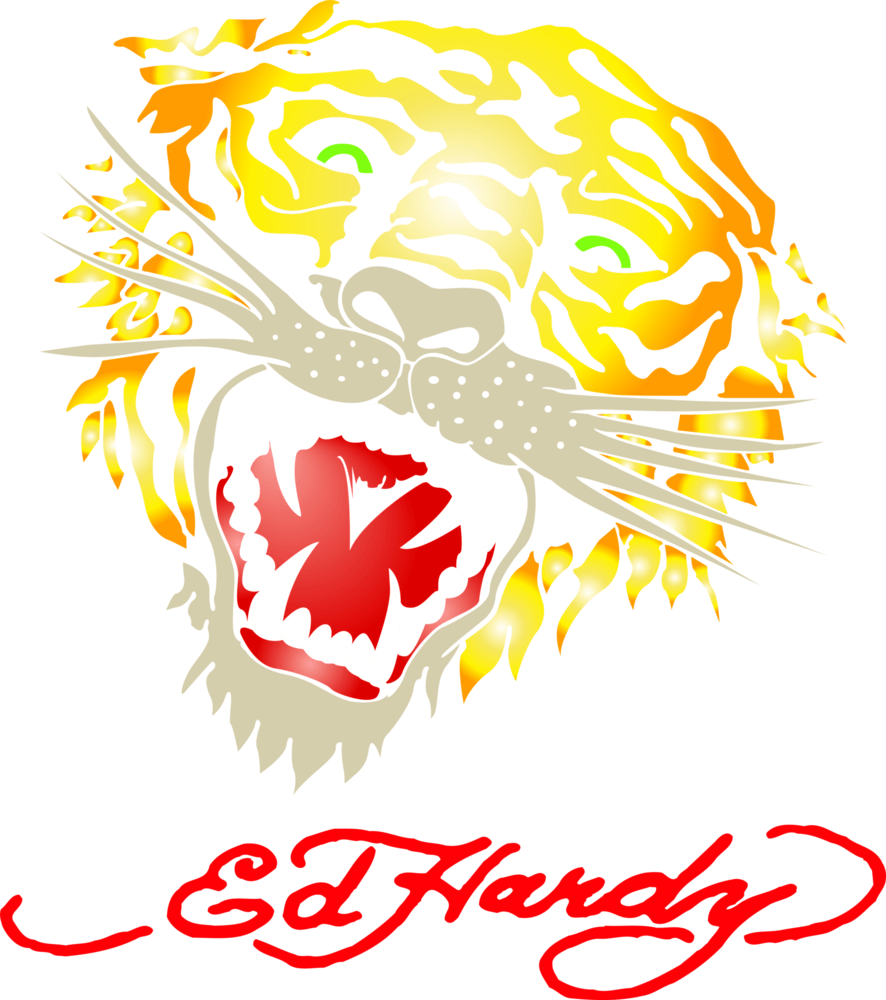 Ed Hardy Tiger Logo PNG Vector
