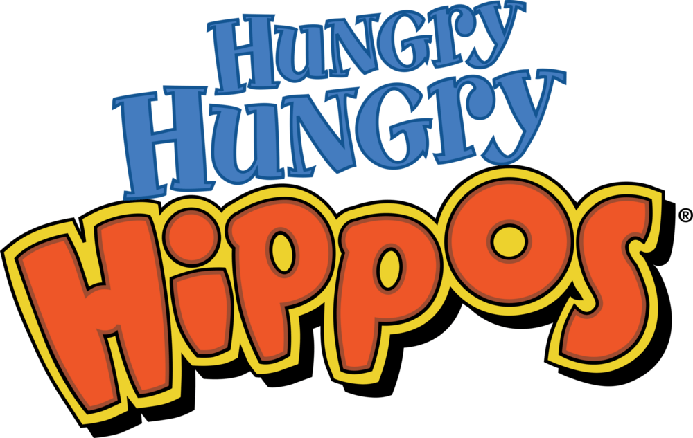 Hungry Hungry Hippos Board Game Logo PNG Vector
