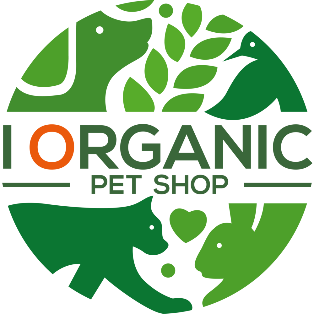 i Organic Pet Shop Logo PNG Vector