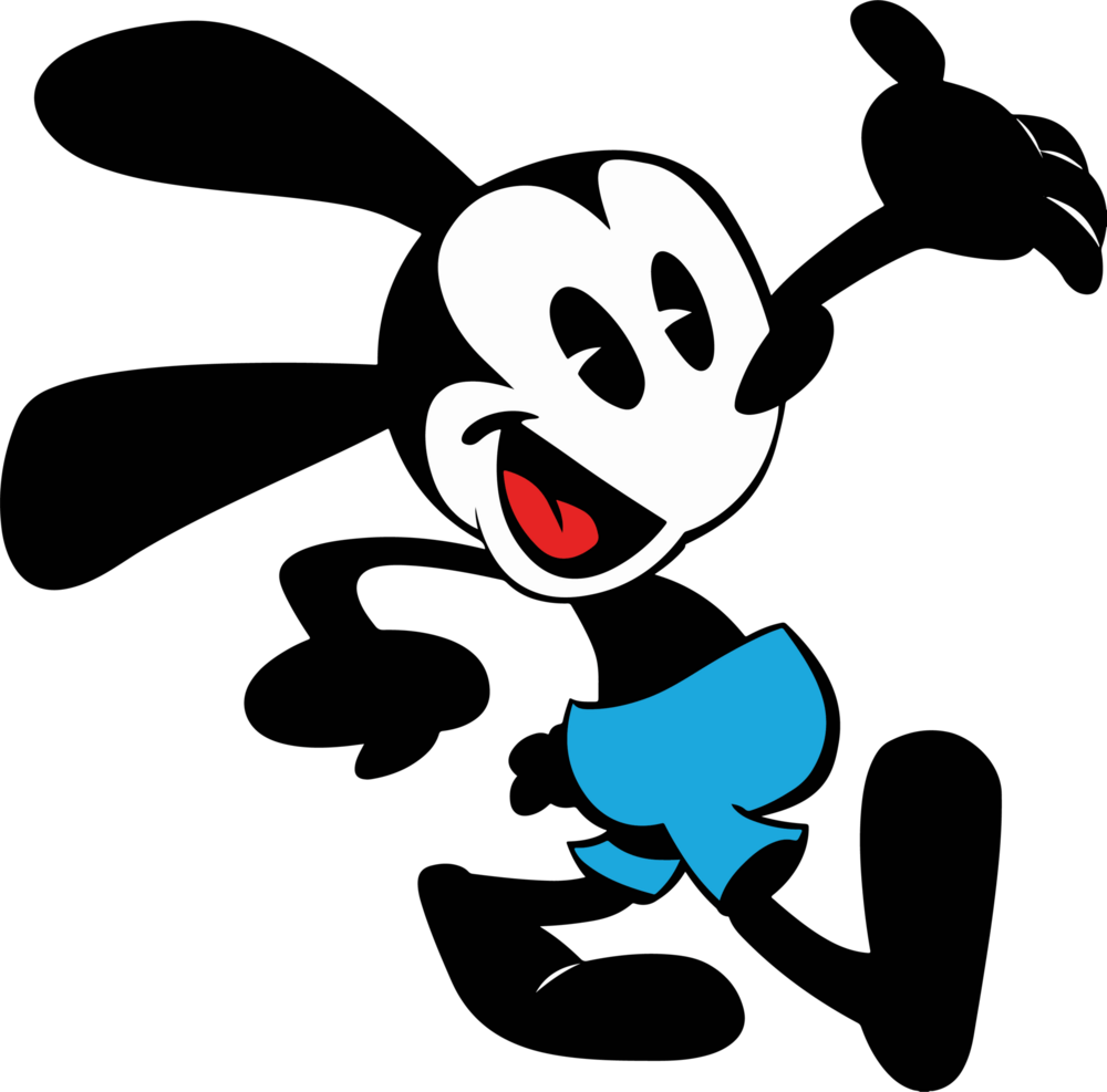 Oswald Rabbit Logo PNG Vector