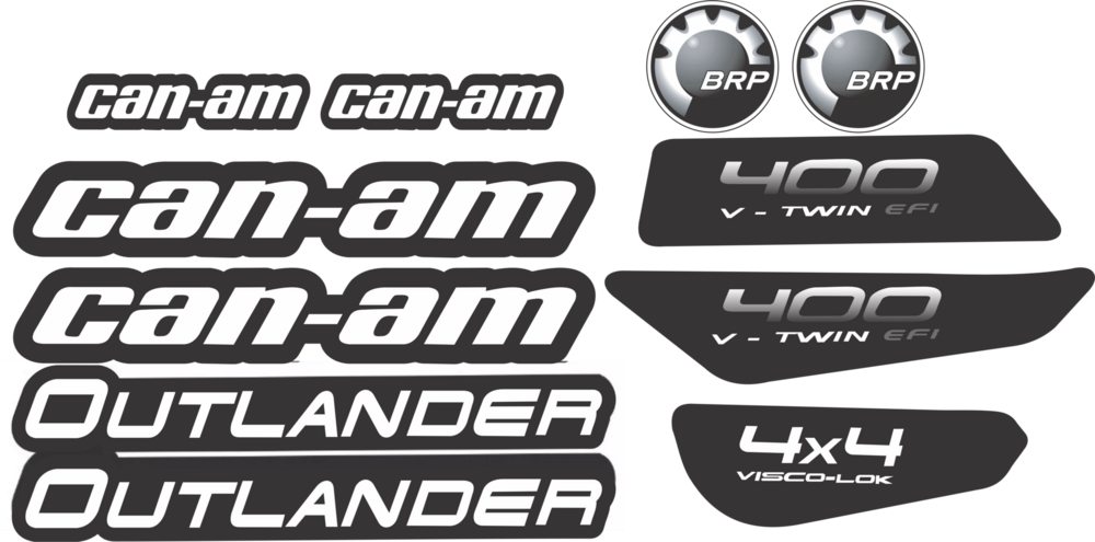 OUTLANDER CAN AM TWIN BRP Logo PNG Vector