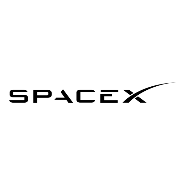 SpaceX Black Logo PNG Vector