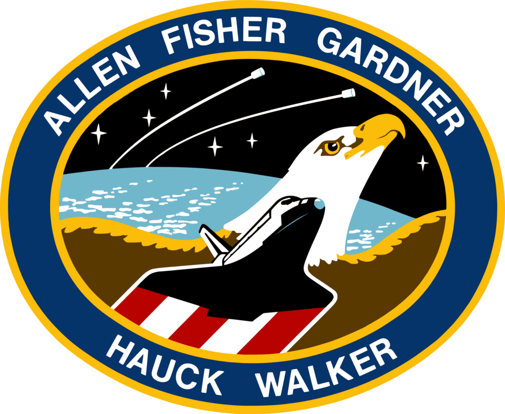 STS-51A Mission Patch Logo PNG Vector