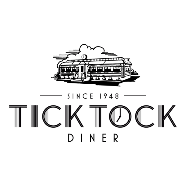 Tick Tock Diner Logo PNG Vector