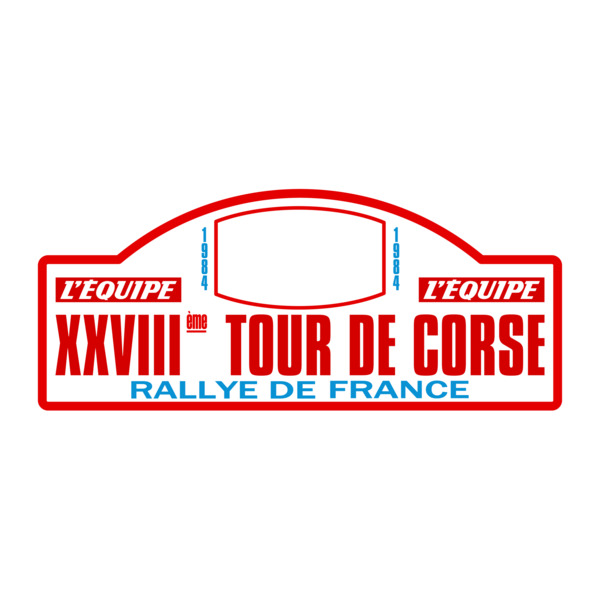 TOUR DE CORSE RALLY PLATE Logo PNG Vector (SVG) Free Download