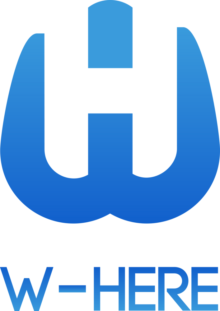 W-Here Logo PNG Vector