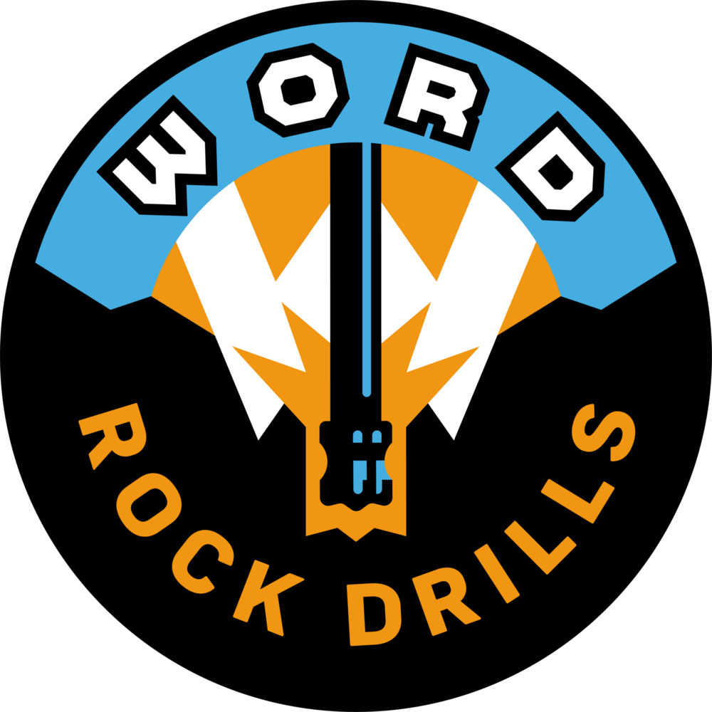 WORD Rock Drills Logo PNG Vector