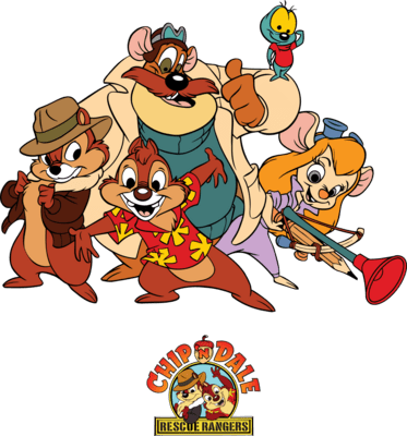 chip n dale rescue rangers Logo PNG Vector