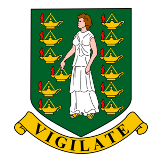 Coat of arms of the British Virgin Islands Logo PNG Vector