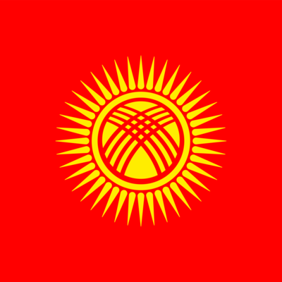 Flag of Kyrgyzstan Logo PNG Vector