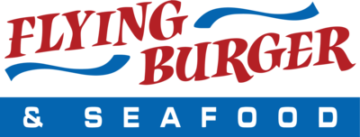 Flying Burger & Seafood Logo PNG Vector