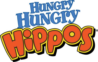 Hungry Hungry Hippos Board Game Logo PNG Vector