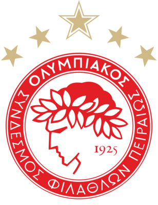 Olympiacos - Conference League Fifth Star Edition Logo PNG Vector