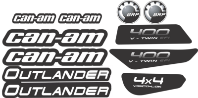 OUTLANDER CAN AM TWIN BRP Logo PNG Vector