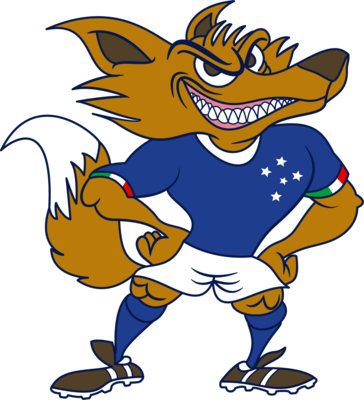 Raposa - Cruzeiro Mascotte Logo PNG Vector