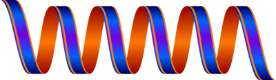 Rounding Ribbon Logo PNG Vector