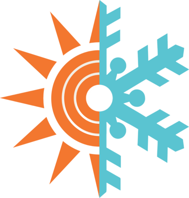 Símbolo de aquecimento e resfriamento Logo PNG Vector