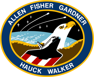 STS-51A Mission Patch Logo PNG Vector