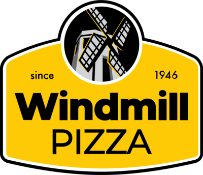 Windmill Pizza Logo PNG Vector