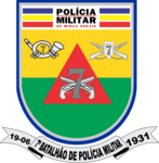 7º Batalhão de Polícia Militar - 7ª RPM - PMMG Logo PNG Vector
