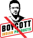 Boycott India Campain Logo PNG Vector