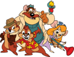 Chip n Dale Rescue Rangers Logo PNG Vector