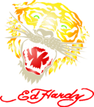 Ed Hardy Tiger Logo PNG Vector