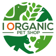 i Organic Pet Shop Logo PNG Vector