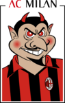 il diavolo - Mascotte del Milan Logo PNG Vector