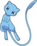 MEW BLUE Pokemon Logo PNG Vector