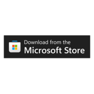 Microsoft Store badge Logo PNG Vector