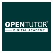 Opentutor Digital Academy White Logo PNG Vector