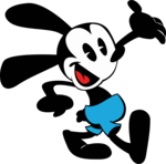 Oswald Rabbit Logo PNG Vector