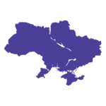 Ukraine map Logo PNG Vector