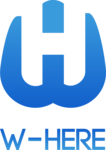 W-Here Logo PNG Vector