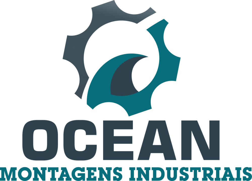 Ocean Montagens Industriais Logo PNG Vector