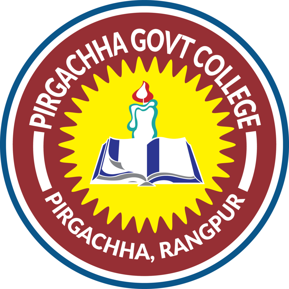 Pirgachha Govt College Logo PNG Vector