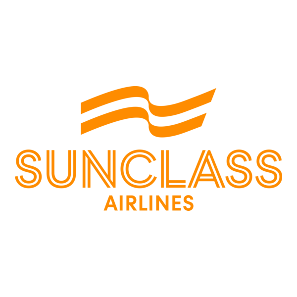 Sunclass Airlines Vertical Logo PNG Vector