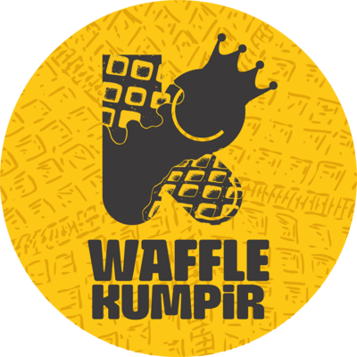 K Waffle Kumpir Logo PNG Vector