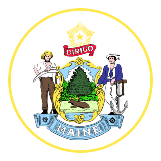 Seal of Maine Logo PNG Vector