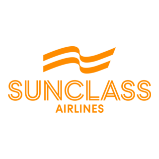 Sunclass Airlines Vertical Logo PNG Vector