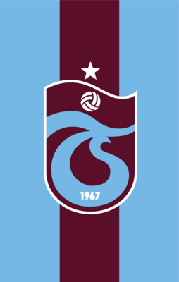 Trabzonspor Bayrak Çubuklu / Kurumsal Kimlik Logo PNG Vector