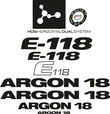 TRIATHLON ARGON E-118 BIKE Logo PNG Vector