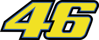 Valentino Rossi #46 Logo PNG Vector