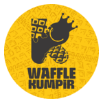 K Waffle Kumpir Logo PNG Vector