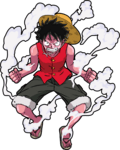 Luffy Gear Second Logo PNG Vector